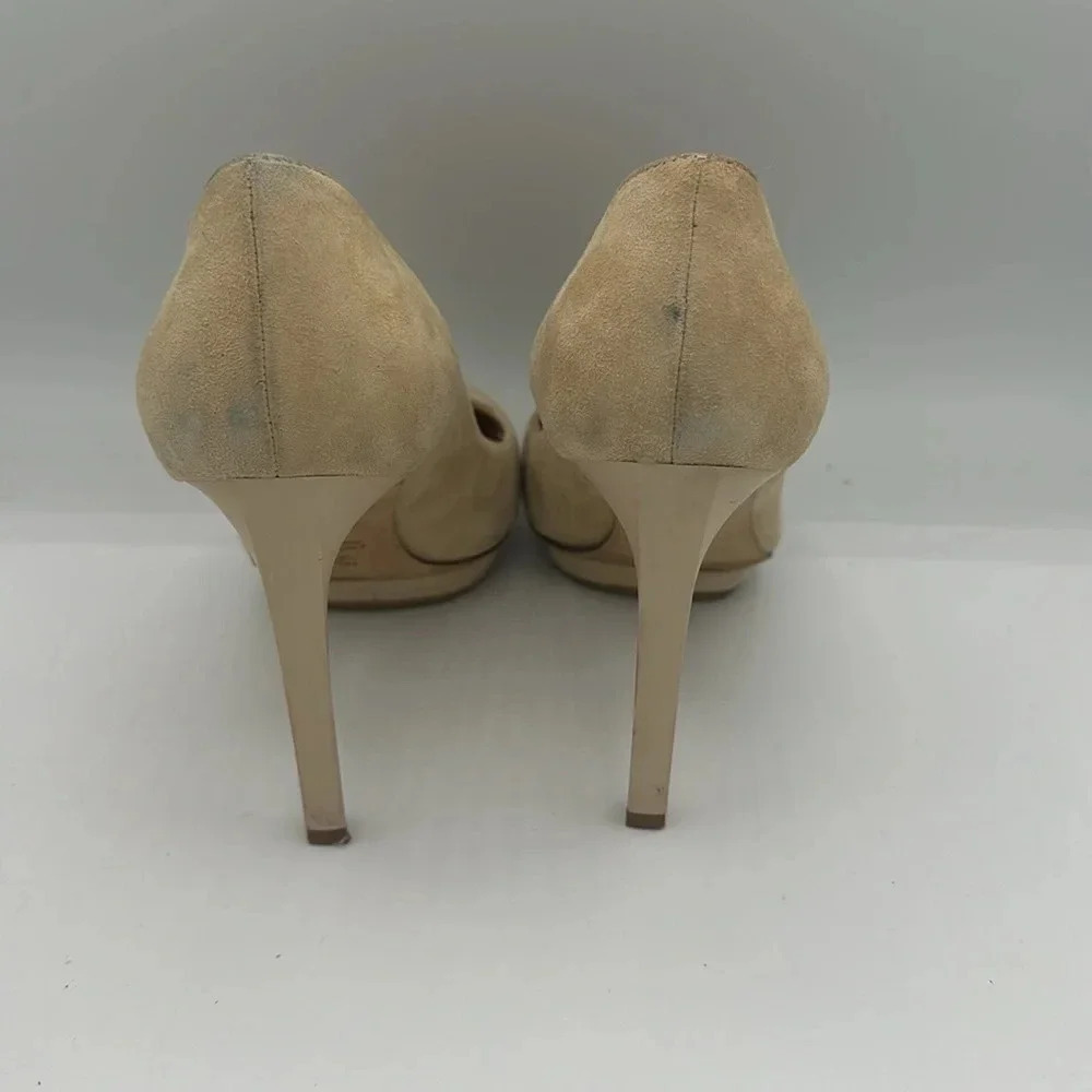tan Diane Von Furstenberg suede pumps size 5 - Picture 5 of 7